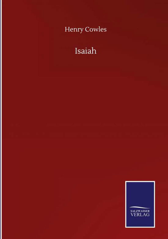Cover for Henry Cowles · Isaiah (Hardcover Book) (2020)