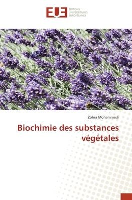 Cover for Zohra Mohammedi · Biochimie des substances vgtales (Taschenbuch) (2022)