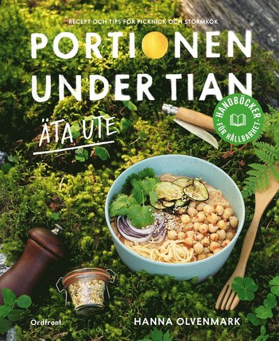 Cover for Hanna Olvenmark · Portionen under tian : Äta ute (Bog) (2023)