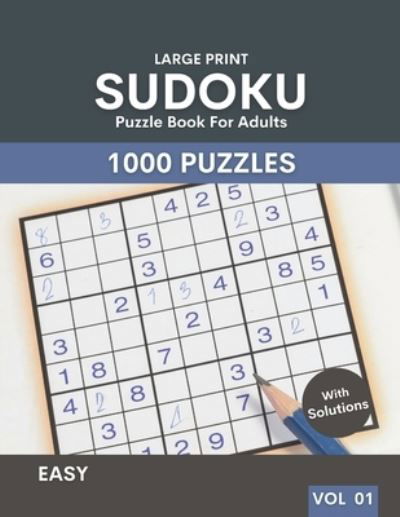 Cover for Pronob Kumar Singha · Sudoku Puzzle Book For Adults With Solutions (Taschenbuch) (2021)