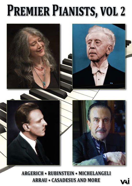 Premier Pianists Vol. 2 - Argerich / Rubinstein / Arrau - Elokuva - VAI - 0089948459798 - perjantai 2. marraskuuta 2018