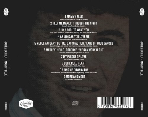 Cover for James Darren · Mammy Blue (CD) (2023)