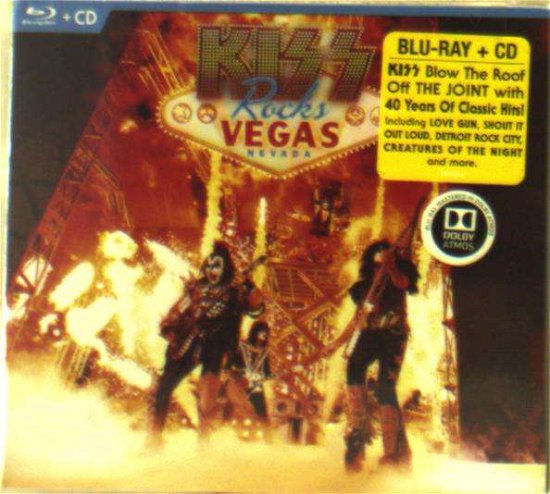 Cover for Kiss · Kiss Rocks Vegas (Blu-ray/CD) (2016)