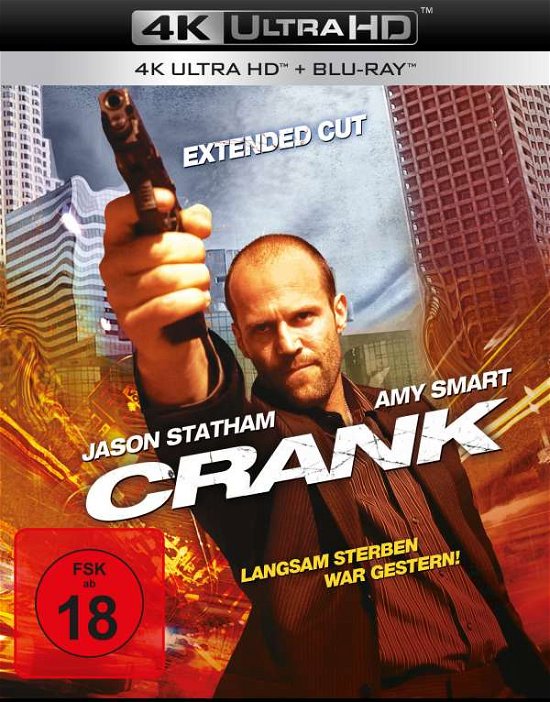 Cover for Crank Extended Cut Uhd Blu-ray (4K UHD Blu-ray) (2022)