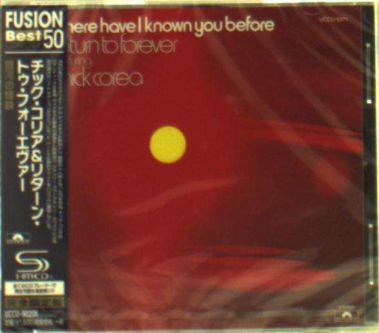 Where Have I Known You Before - Return To Forever - Muziek - UNIVERSAL - 4988031159798 - 7 mei 2021