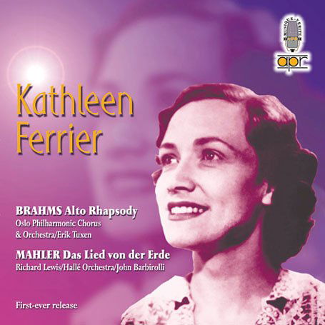 Mahlerbrahms Das Lied Vonder Erde - Kathleen Ferrier - Musiikki - APPIAN - 5024709155798 - maanantai 11. toukokuuta 1998