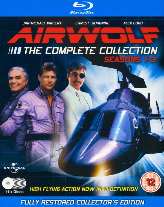 Cover for Airwolf: Complete Series · Airwolf Seasons 1 to 3 (Blu-Ray) (2014)