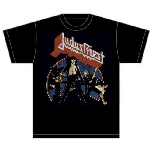 Judas Priest Unisex T-Shirt: Unleashed Version 2 - Judas Priest - Produtos - Global - Apparel - 5055295371798 - 