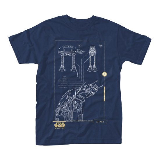 Cover for Star Wars Rogue One · Star Wars: Rogue One - Blue Print (T-Shirt Unisex Tg. S) (N/A) [size S] [Blue (Fotl) edition] (2017)