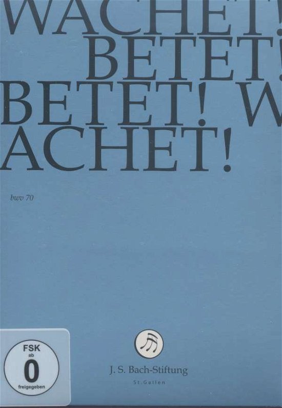 Cover for J.S. Bach-Stiftung / Lutz,Rudolf · Wachet! Betet! Betet! Wachet! (DVD) (2014)