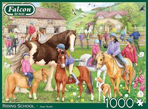 Falcon Legpuzzzel - Riding School 1000st. - Jumbo - Merchandise -  - 8710126021798 - 