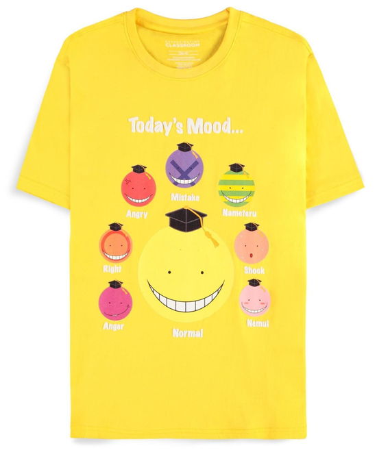 Assassination Classroom: Men'S Yellow (T-Shirt Unisex Tg. M) - Assassination Classroom - Merchandise -  - 8718526393798 - January 24, 2023