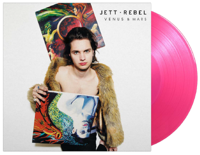 Jett Rebel · Venus & Mars (LP) [Limited Translucent Pink Vinyl edition] (2023)