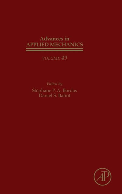 Cover for Stephane Bordas · Advances in Applied Mechanics - Advances in Applied Mechanics (Gebundenes Buch) (2016)