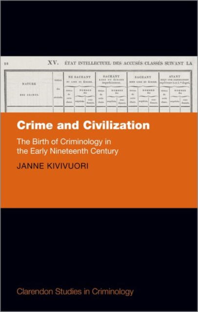 Kivivuori, Janne (Professor of Criminology, Professor of Criminology, University of Helsinki) · Crime and Civilization: The Birth of Criminology in the Early Nineteenth Century - Clarendon Studies in Criminology (Hardcover Book) (2024)