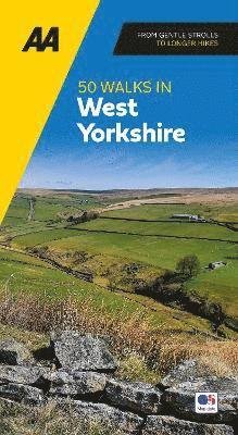 Cover for AA 50 Walks In West Yorkshire - AA 50 Walks In (Paperback Book) [New edition] (2024)