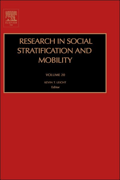 Cover for K T Leicht · Research in Social Stratification and Mobility - Research in Social Stratification and Mobility (Hardcover Book) (2003)