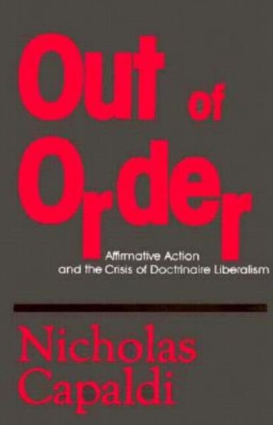 Cover for Nicholas Capaldi · Out of order (Bog) (1985)