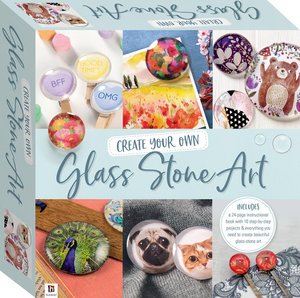 Cover for Hinkler Pty Ltd · Create Your Own Glass Stone Art Box Set (2019 ed) - Create Your Own Craft Kit (Book) (2019)