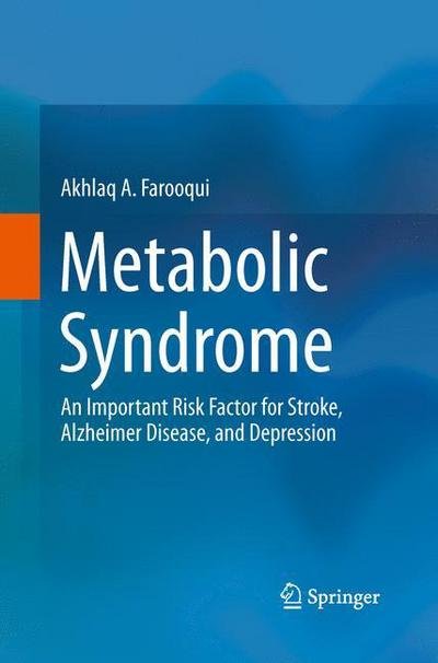 Cover for Akhlaq A. Farooqui · Metabolic Syndrome: An Important Risk Factor for Stroke, Alzheimer Disease, and Depression (Paperback Book) [2013 edition] (2015)