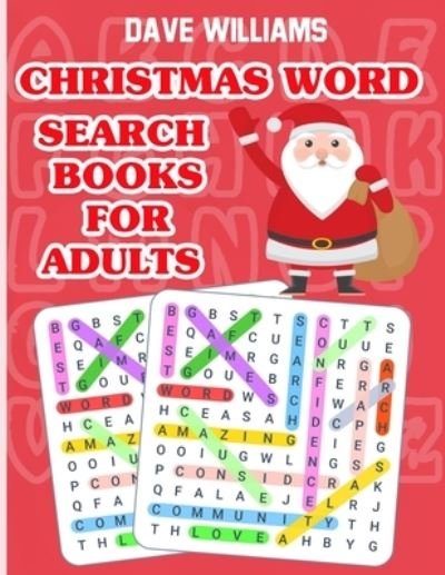 Cover for Dave Williams · Christmas Word Search Book For Adults Large Print (Paperback Book) (2019)