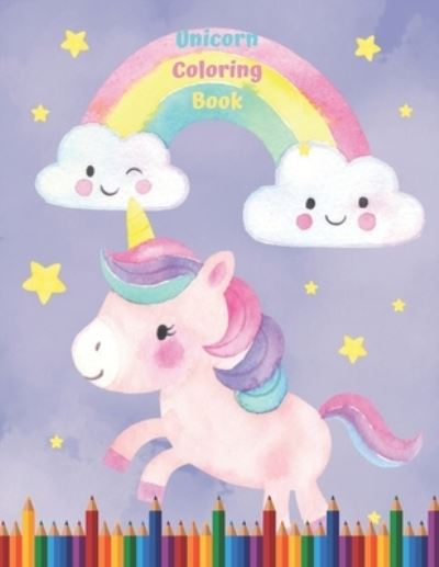 Cover for Rana · Unicorn Coloring Book (Paperback Book) (2019)