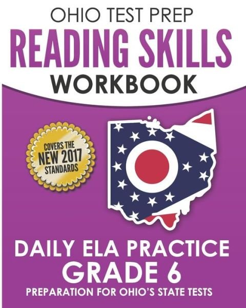 Cover for O Hawas · Ohio Test Prep Reading Skills Workbook Daily Ela Practice Grade 6 (Paperback Book) (2018)