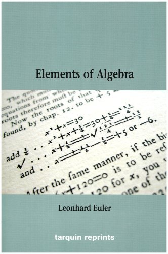 Cover for Chris Sangwin · Euler's Elements of Algebra (Pocketbok) (2006)