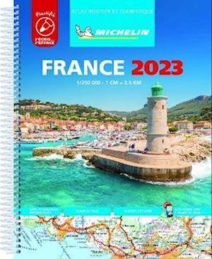 Cover for Michelin · France 2023 -Tourist &amp; Motoring Atlas A4 Laminated Spiral: Tourist &amp; Motoring Atlas Laminated A4 spiral (Spiralbok) (2023)