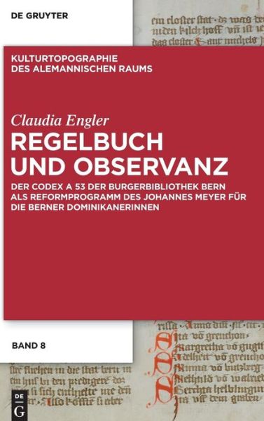 Cover for Engler · Regelbuch und Observanz (Book) (2017)