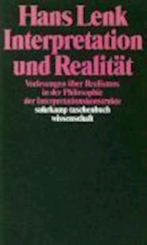 Cover for Hans Lenk · Interpretation Und Realität (Book)