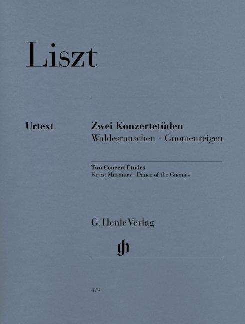 Cover for F. Liszt · Zwei Konzertetüden,Kl.HN479 (Bog) (2018)