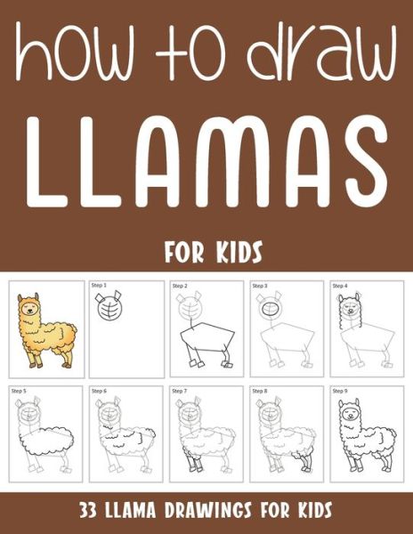 Cover for Sonia Rai · How to Draw Llamas for Kids (Paperback Book) (2021)