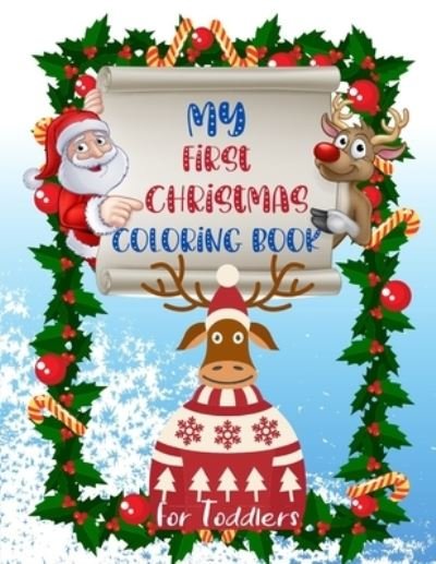 Cover for Happi Press · My First Christmas Coloring Book for Toddlers (Taschenbuch) (2020)