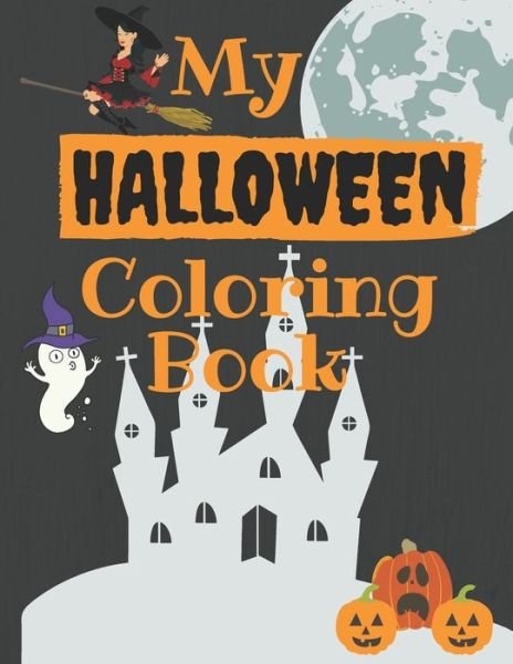 Cover for Enami Art · My halloween Coloring Book (Pocketbok) (2020)