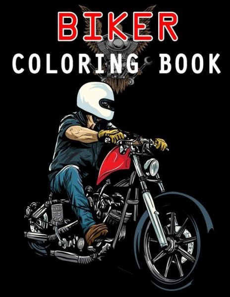 Cover for Skuld Bikersson · Biker Coloring Book (Paperback Bog) (2021)
