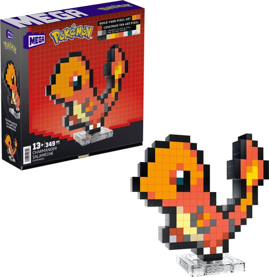 Pokémon MEGA Bauset Glumanda Pixel Art -  - Fanituote -  - 0194735190799 - tiistai 27. helmikuuta 2024