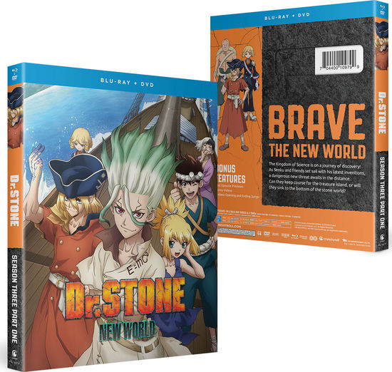 Cover for Blu-ray · Dr. Stone - Season 3 Part 1 - Bd/dvd (Na / Anz) (Blu-ray/DVD) (2024)