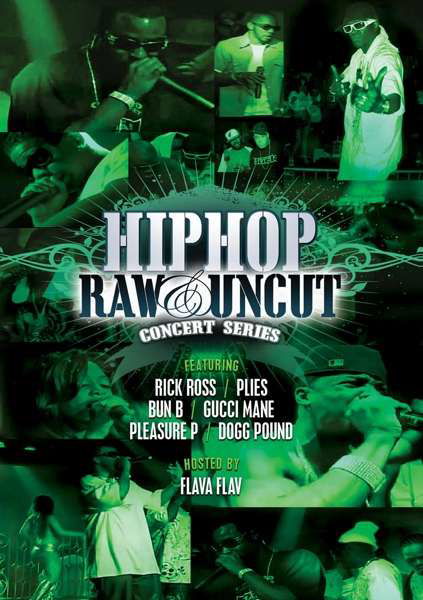 Cover for Hip Hop Raw &amp; Uncut Concert Series (DVD) (2017)