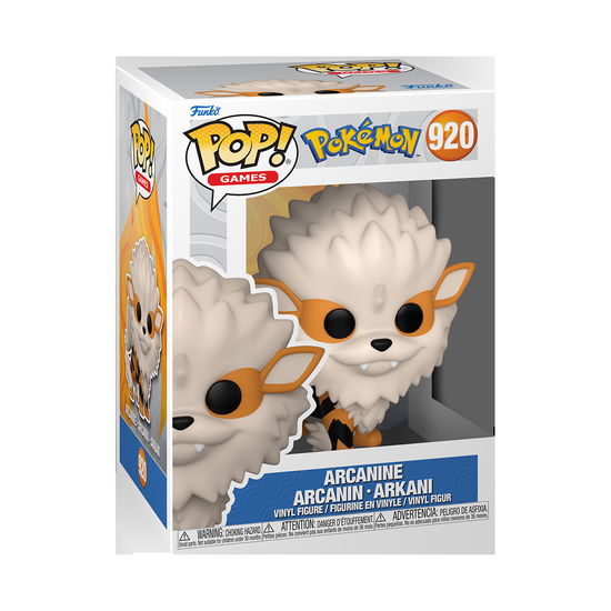 Pop! Games: Pokemon - Arcanine - Funko - Produtos - Funko - 0889698690799 - 26 de julho de 2023