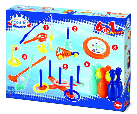 Cover for Ecoiffier · Sportssæt m/6 spil (Toys) (2023)