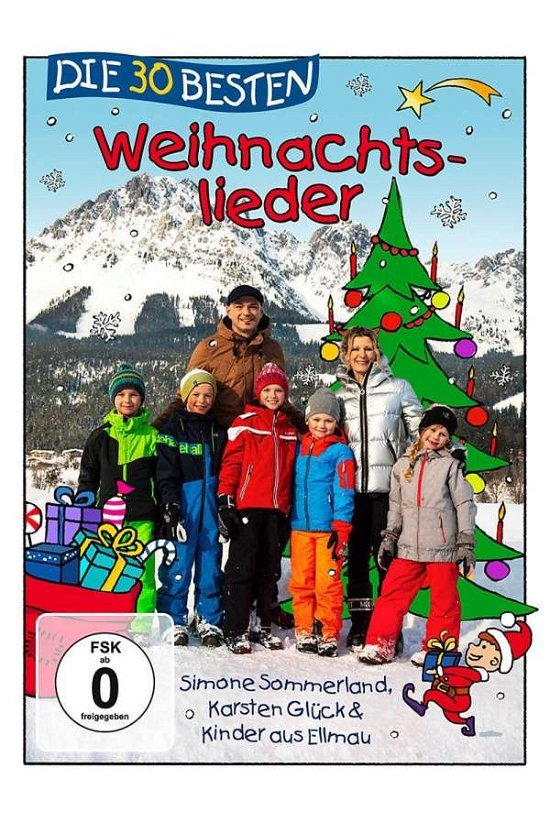 Cover for Sommerland,s. / Glück,k.&amp; Kinder Aus Ellmau · Die 30 Besten Weihnachtslieder (DVD) (2019)