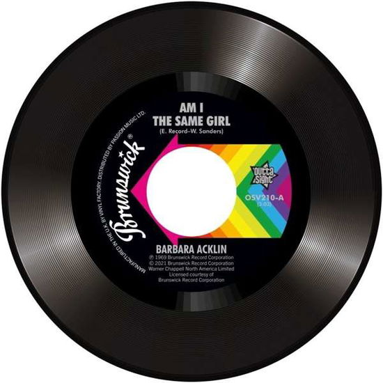 Cover for Barbara a Acklin · Am I the Same Girl / Soulful Strut (7&quot;) (2021)