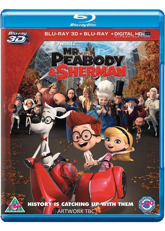 Cover for Mr. Peabody and Sherman 3D BD · Mr Peabody and Sherman 3D+2D (Blu-ray) [Digipak] (2014)