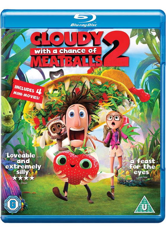 Cover for Cloudy with a Chance of Meatba · Cloudy With A Chance Of Meatballs 2 (Blu-Ray) (2014)