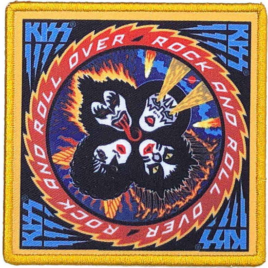 KISS Printed Patch: Rock & Roll Over (Standard) - Kiss - Merchandise -  - 5056368633799 - 