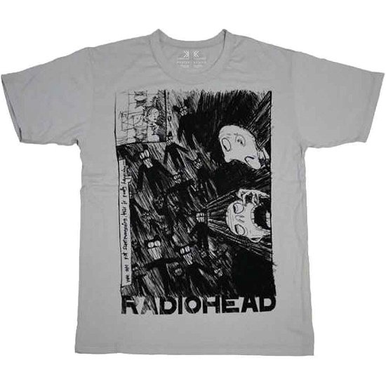 Radiohead Unisex T-Shirt: Scribble - Radiohead - Marchandise -  - 5056368675799 - 