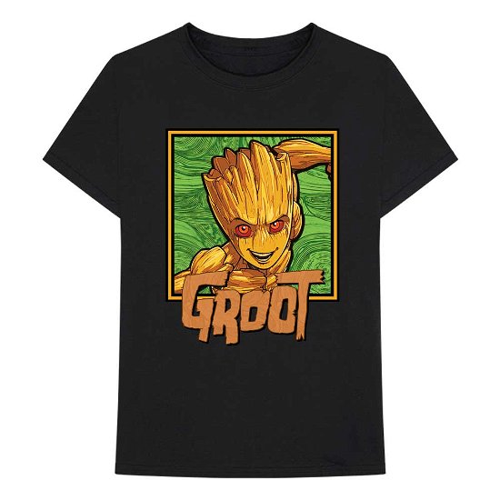 Marvel Comics Unisex T-Shirt: I am Groot - Groot Square - Marvel Comics - Produtos -  - 5056561018799 - 