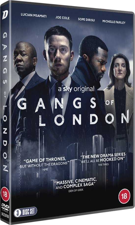 Gangs of London DVD - Tv Series - Movies - DAZZLER - 5060352309799 - July 27, 2020