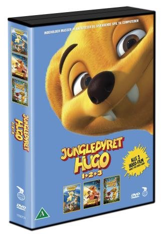 Cover for Bokssæt · Jungledyret Hugo 1+2+3 (DVD) (2008)